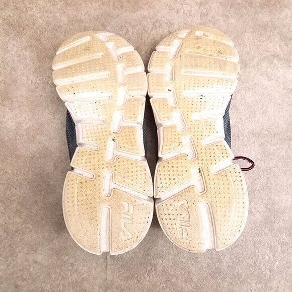 FILA Womens  5RW00526-059 Size 10 Gray PinkTextileLace Up Atlethic Running Shoes - Picture 10 of 10